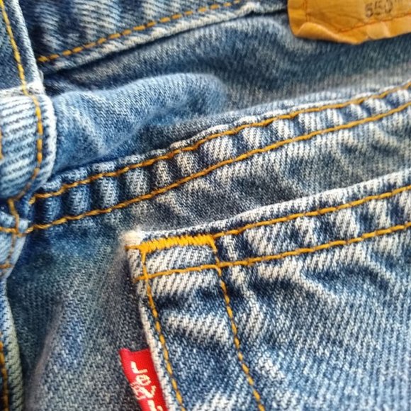 Women's Levi Strauss Straight Leg Jeans, Sz. 14 M - Picture 2 of 4